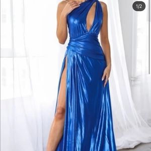 Blue gown
